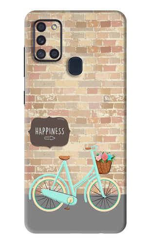 Happiness Artwork Samsung Galaxy A21S Back Skin Wrap