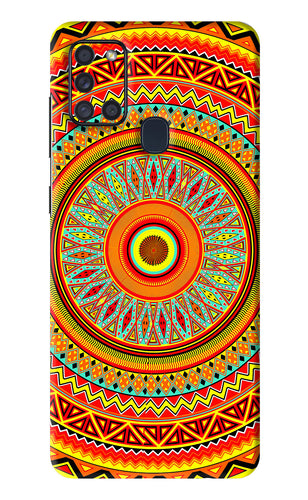 Mandala Pattern Samsung Galaxy A21S Back Skin Wrap