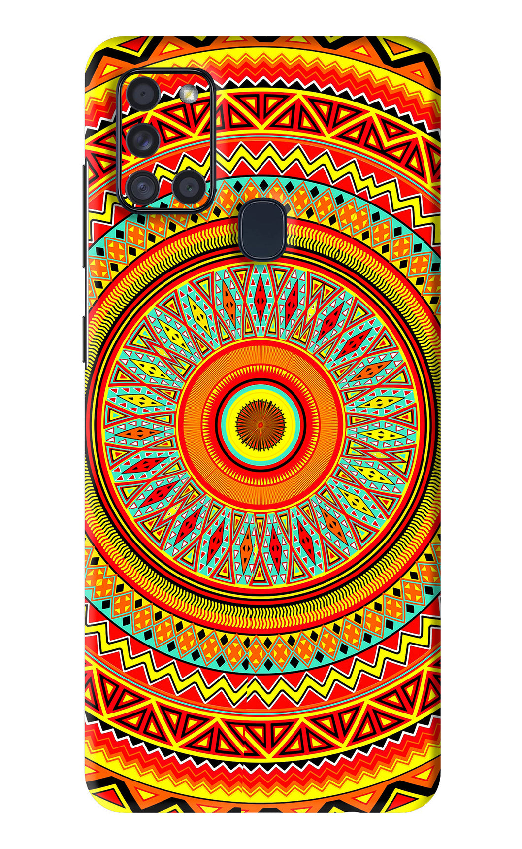 Mandala Pattern Samsung Galaxy A21S Back Skin Wrap