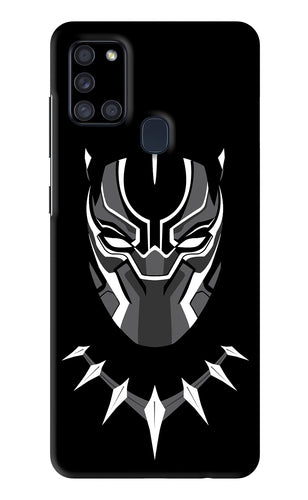 Black Panther Samsung Galaxy A21S Back Skin Wrap
