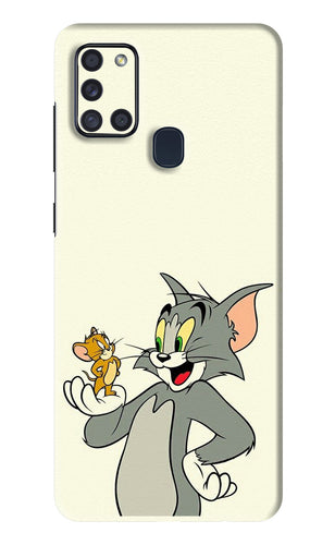Tom & Jerry Samsung Galaxy A21S Back Skin Wrap