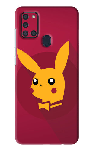Pikachu Samsung Galaxy A21S Back Skin Wrap