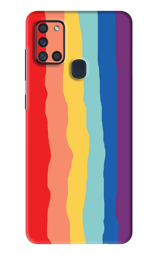 Rainbow Samsung Galaxy A21S Back Skin Wrap