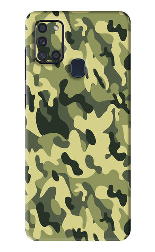 Camouflage Samsung Galaxy A21S Back Skin Wrap