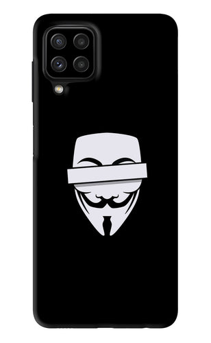 Anonymous Face Samsung Galaxy A22 Back Skin Wrap