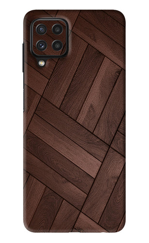 Wooden Texture Design Samsung Galaxy A22 Back Skin Wrap