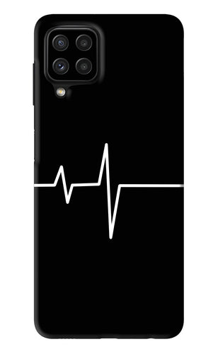 Heart Beats Samsung Galaxy A22 Back Skin Wrap