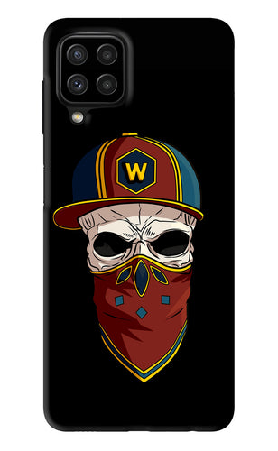 Skull Samsung Galaxy A22 Back Skin Wrap