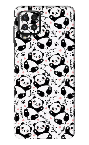 Cute Panda Samsung Galaxy A22 Back Skin Wrap