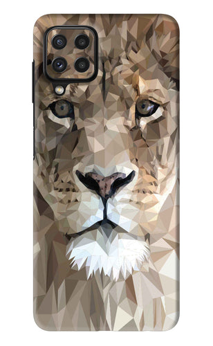 Lion Art Samsung Galaxy A22 Back Skin Wrap