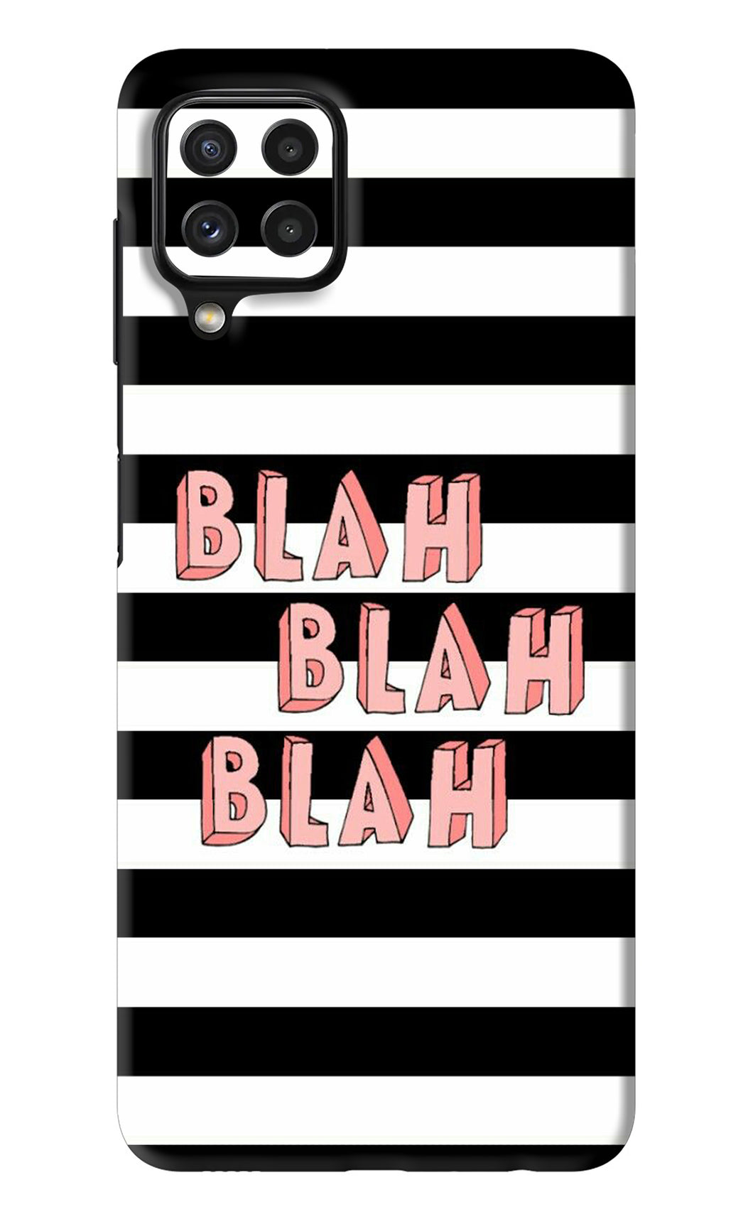 Blah Blah Blah Samsung Galaxy A22 Back Skin Wrap