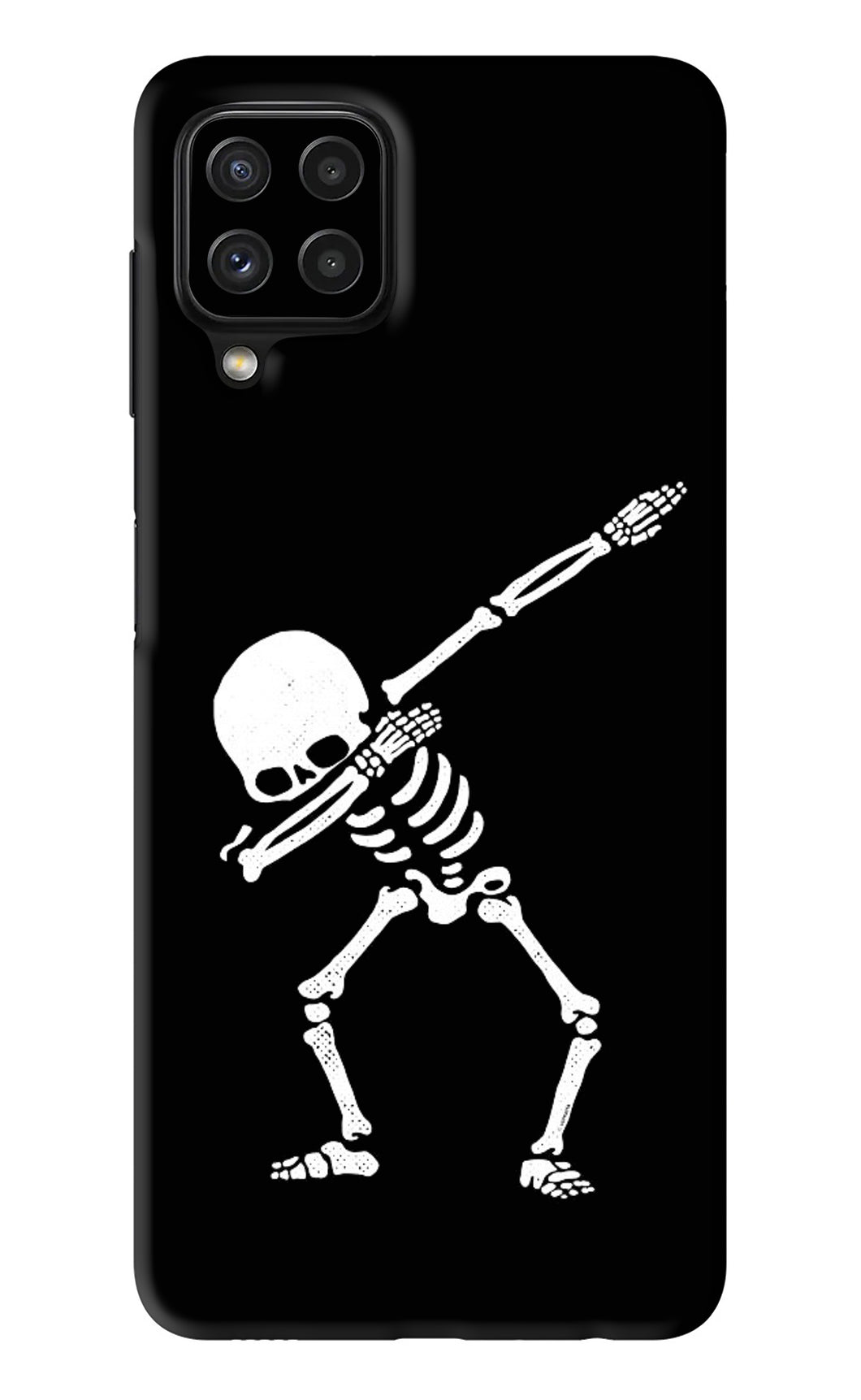 Dabbing Skeleton Art Samsung Galaxy A22 Back Skin Wrap