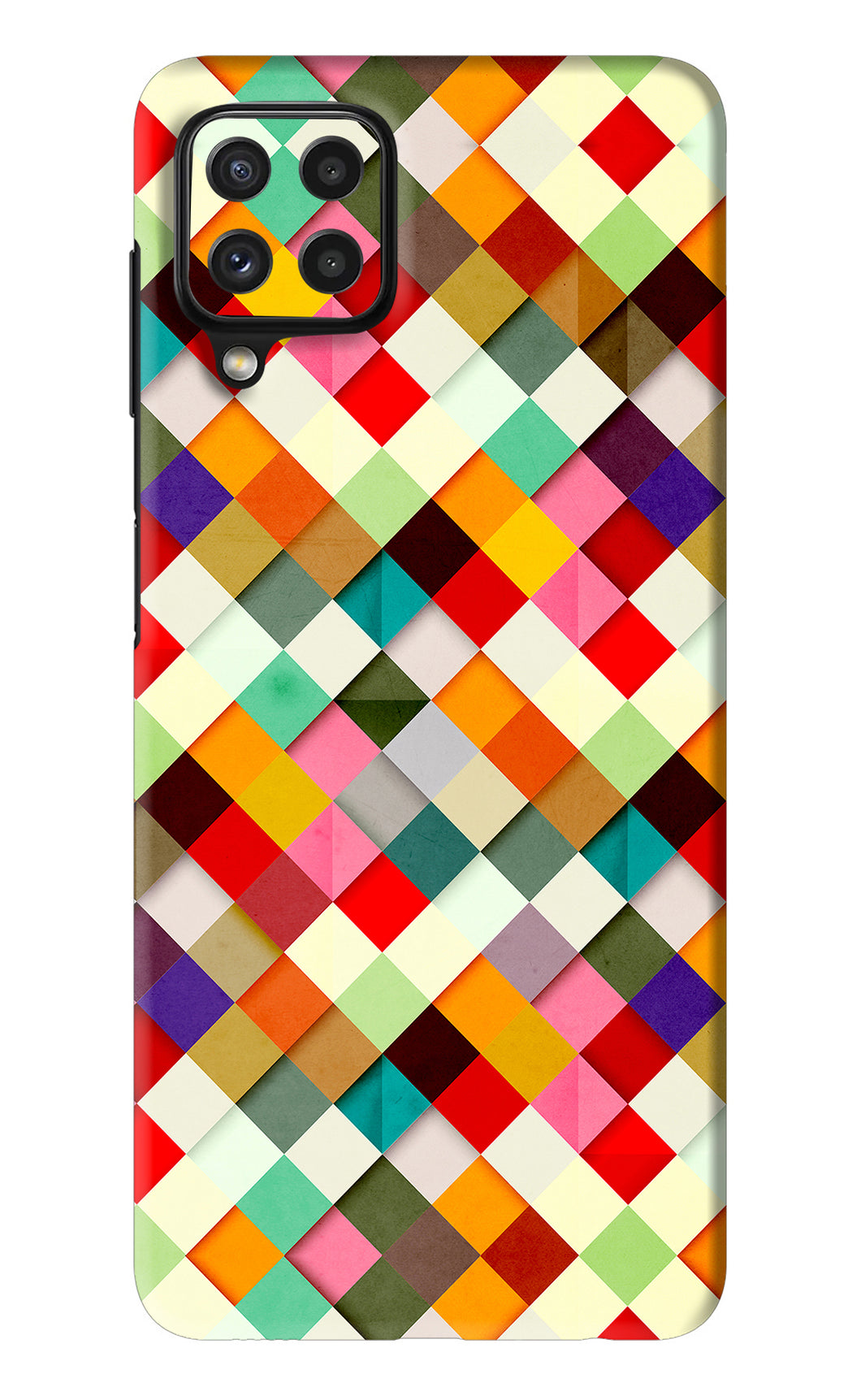 Geometric Abstract Colorful Samsung Galaxy A22 Back Skin Wrap