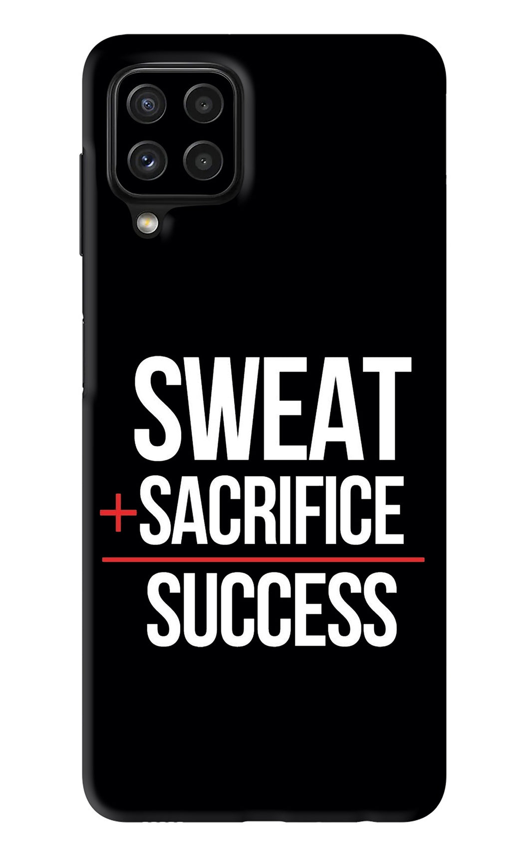 Sweat Sacrifice Success Samsung Galaxy A22 Back Skin Wrap