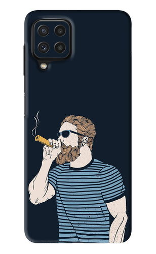 Smoking Samsung Galaxy A22 Back Skin Wrap