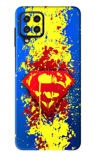 Superman logo Samsung Galaxy A22 Back Skin Wrap
