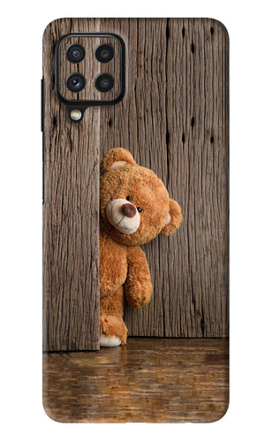 Teddy Wooden Samsung Galaxy A22 Back Skin Wrap