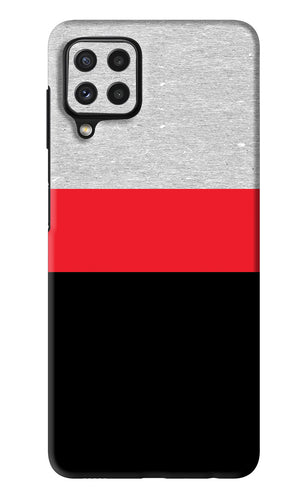 Tri Color Pattern Samsung Galaxy A22 Back Skin Wrap