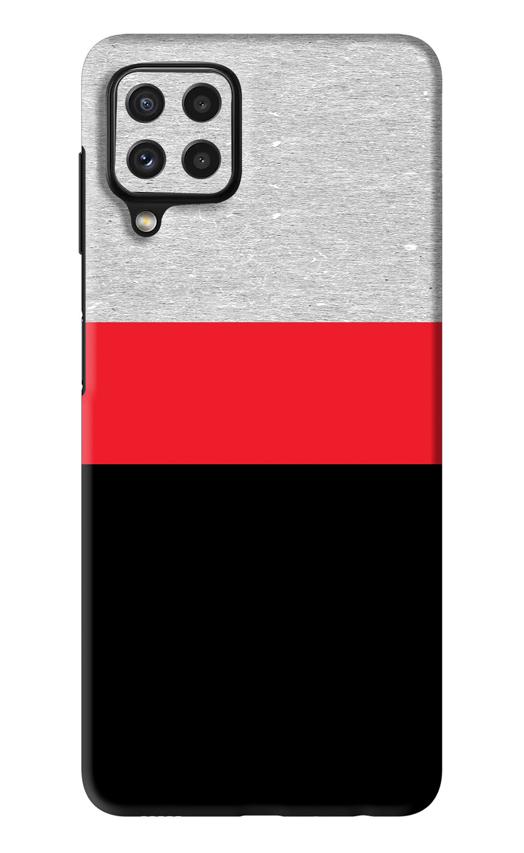 Tri Color Pattern Samsung Galaxy A22 Back Skin Wrap