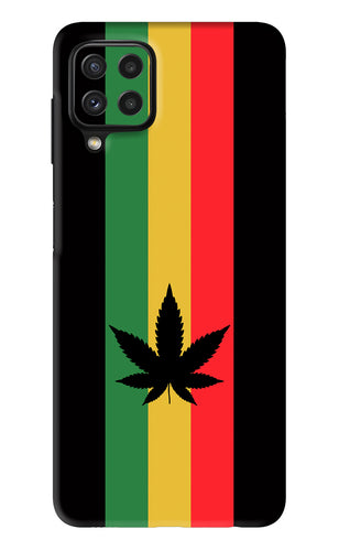 Weed Flag Samsung Galaxy A22 Back Skin Wrap