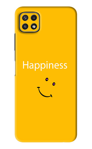 Happiness With Smiley Samsung Galaxy A22 5G Back Skin Wrap