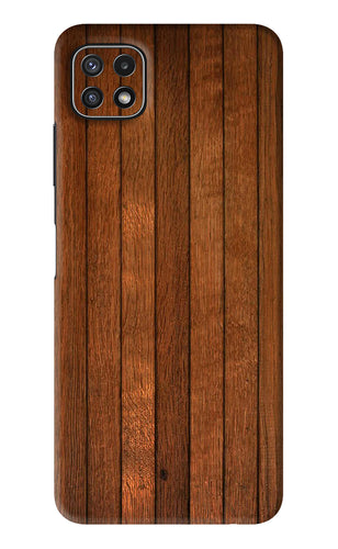 Wooden Artwork Bands Samsung Galaxy A22 5G Back Skin Wrap