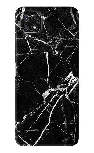 Black Marble Texture 2 Samsung Galaxy A22 5G Back Skin Wrap