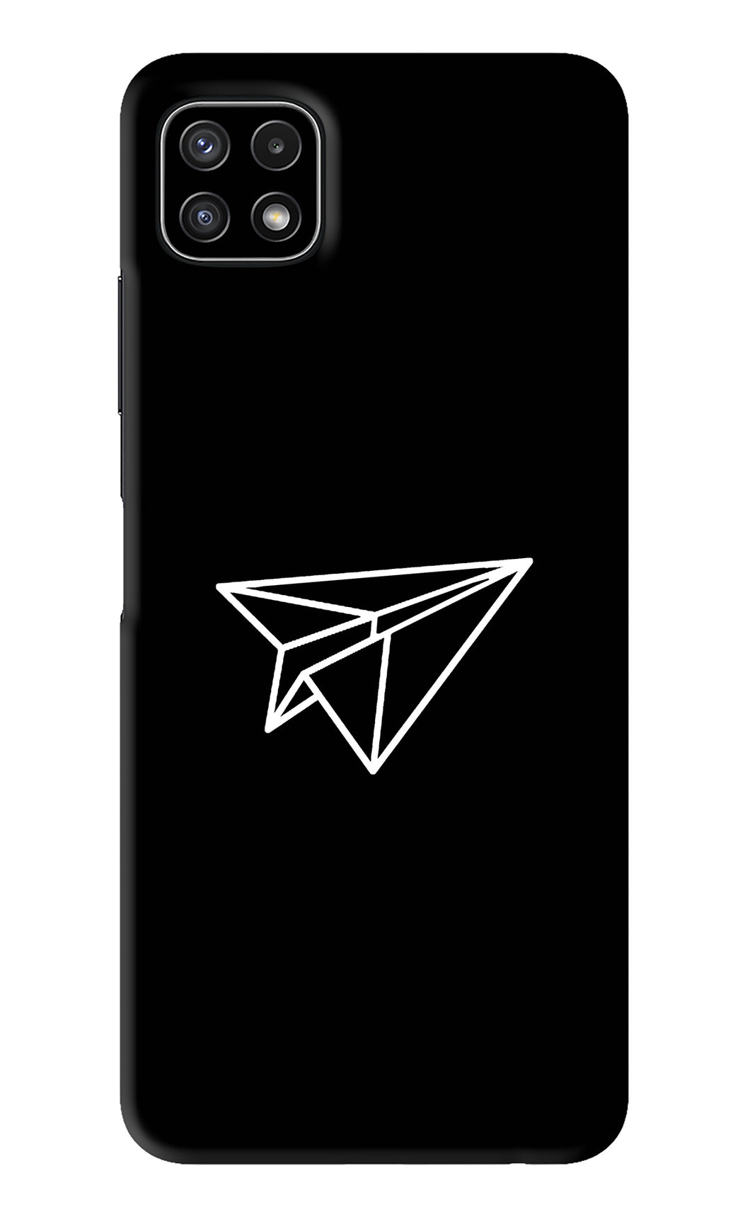 Paper Plane White Samsung Galaxy A22 5G Back Skin Wrap