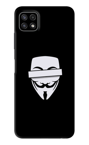 Anonymous Face Samsung Galaxy A22 5G Back Skin Wrap