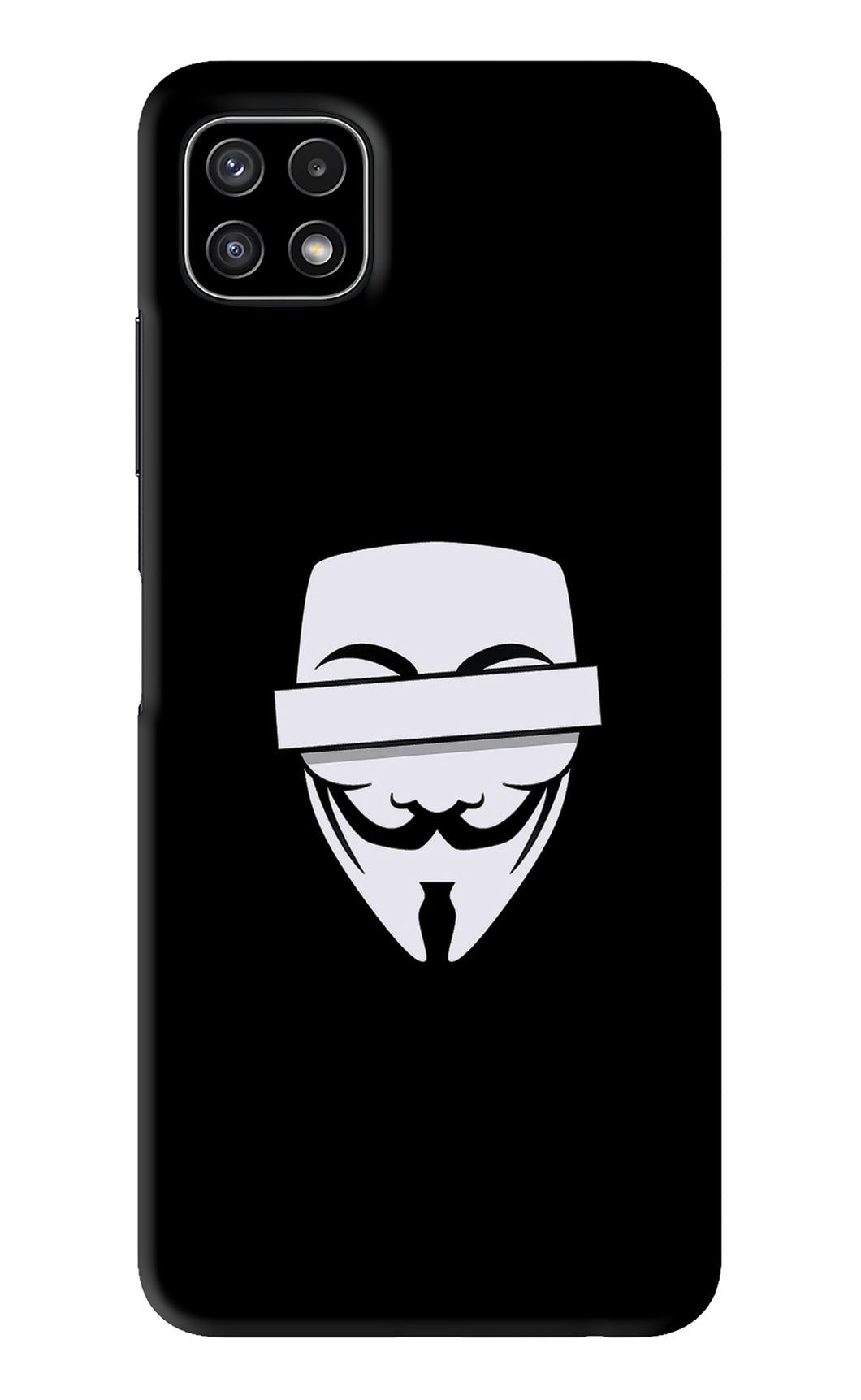 Anonymous Face Samsung Galaxy A22 5G Back Skin Wrap