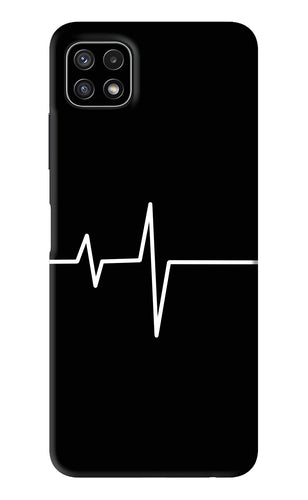 Heart Beats Samsung Galaxy A22 5G Back Skin Wrap