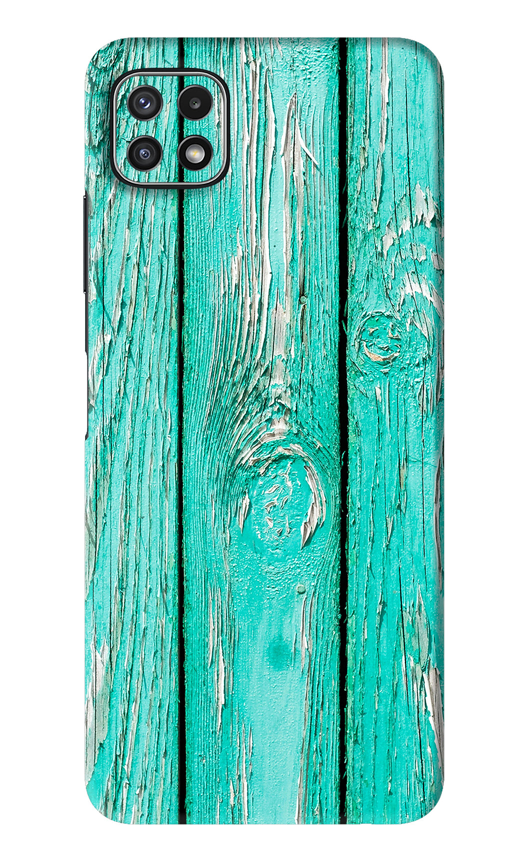 Blue Wood Samsung Galaxy A22 5G Back Skin Wrap