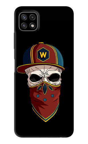 Skull Samsung Galaxy A22 5G Back Skin Wrap