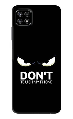 Don'T Touch My Phone Samsung Galaxy A22 5G Back Skin Wrap