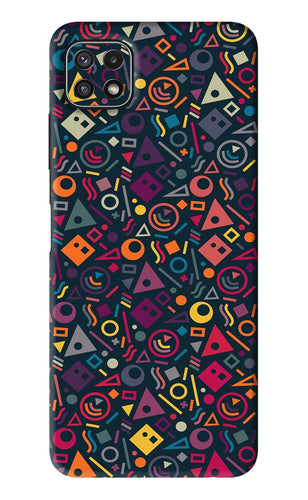 Geometric Abstract Samsung Galaxy A22 5G Back Skin Wrap