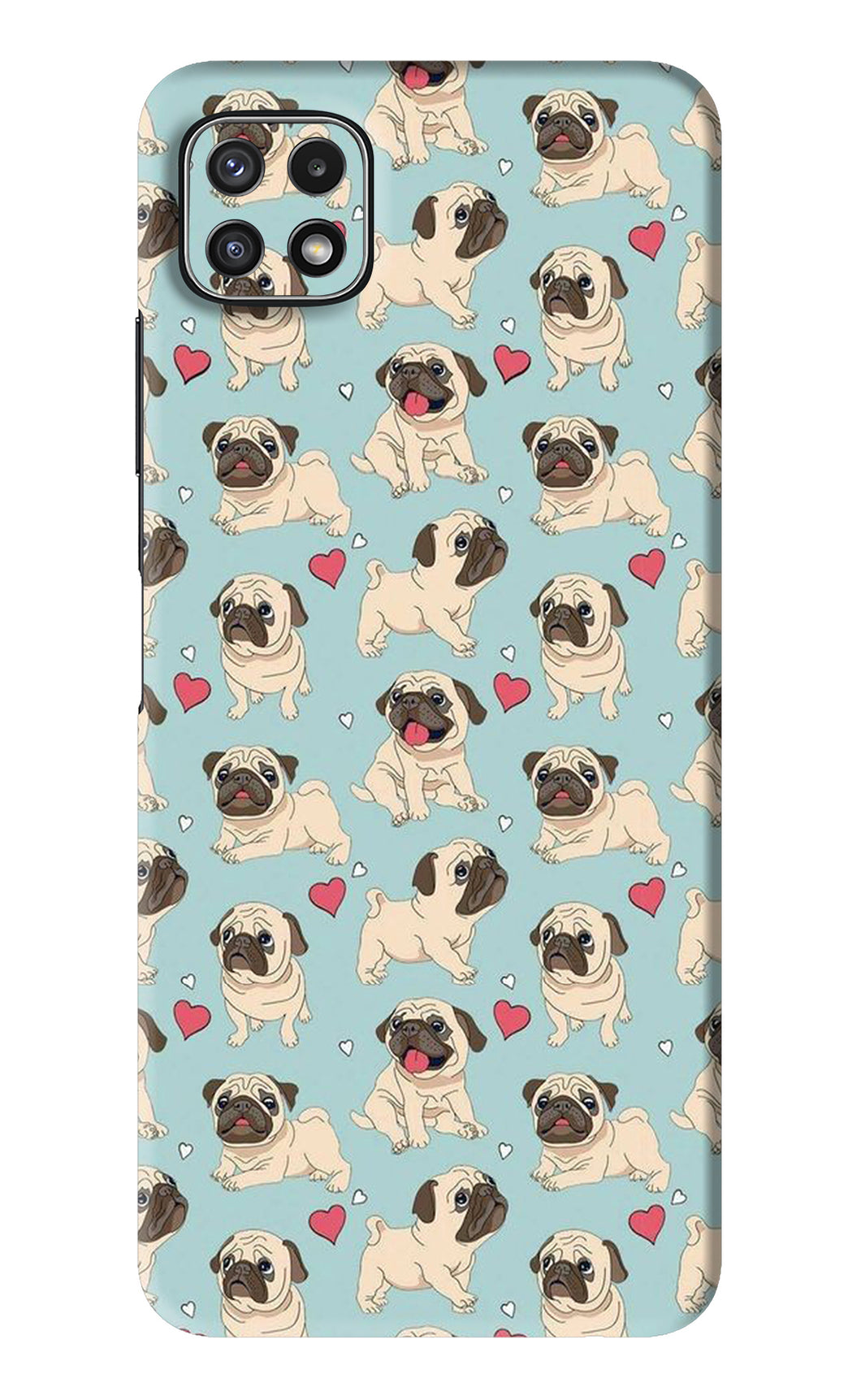 Pug Dog Samsung Galaxy A22 5G Back Skin Wrap