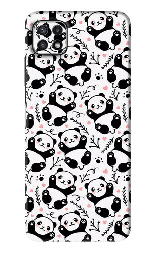 Cute Panda Samsung Galaxy A22 5G Back Skin Wrap