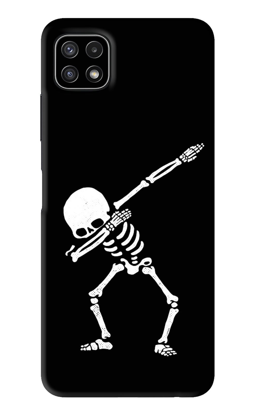 Dabbing Skeleton Art Samsung Galaxy A22 5G Back Skin Wrap