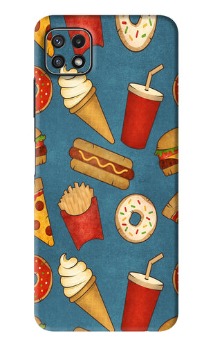 Foodie Samsung Galaxy A22 5G Back Skin Wrap