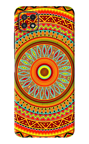 Mandala Pattern Samsung Galaxy A22 5G Back Skin Wrap