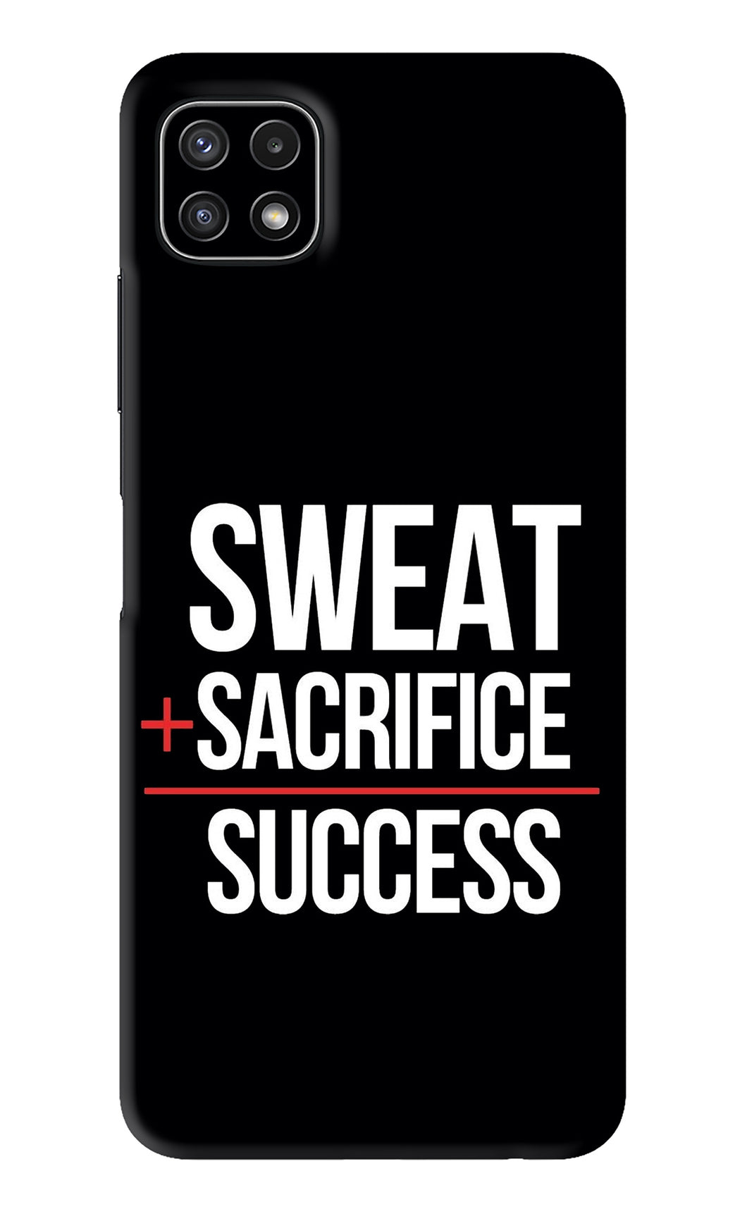 Sweat Sacrifice Success Samsung Galaxy A22 5G Back Skin Wrap