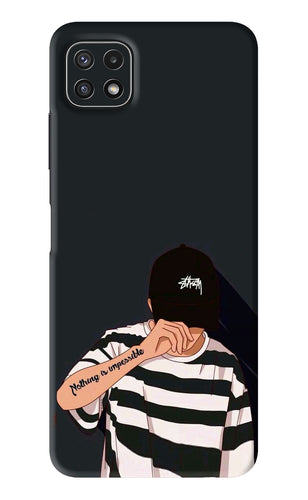 Aesthetic Boy Samsung Galaxy A22 5G Back Skin Wrap