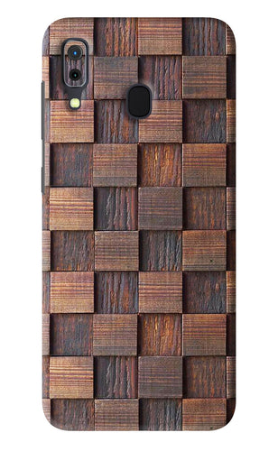 Wooden Cube Design Samsung Galaxy A30 Back Skin Wrap