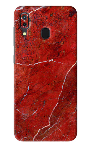 Red Marble Design Samsung Galaxy A30 Back Skin Wrap