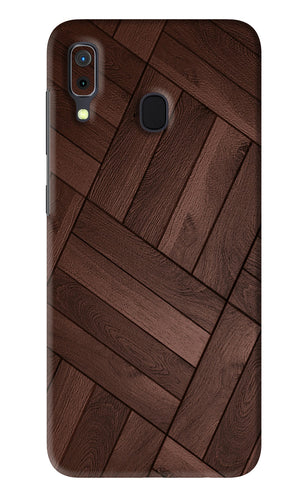 Wooden Texture Design Samsung Galaxy A30 Back Skin Wrap