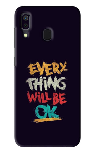 Everything Will Be Ok Samsung Galaxy A30 Back Skin Wrap