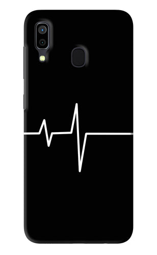 Heart Beats Samsung Galaxy A30 Back Skin Wrap
