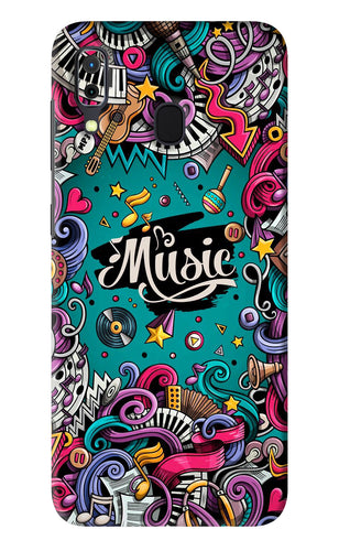 Music Graffiti Samsung Galaxy A30 Back Skin Wrap