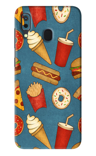 Foodie Samsung Galaxy A30 Back Skin Wrap