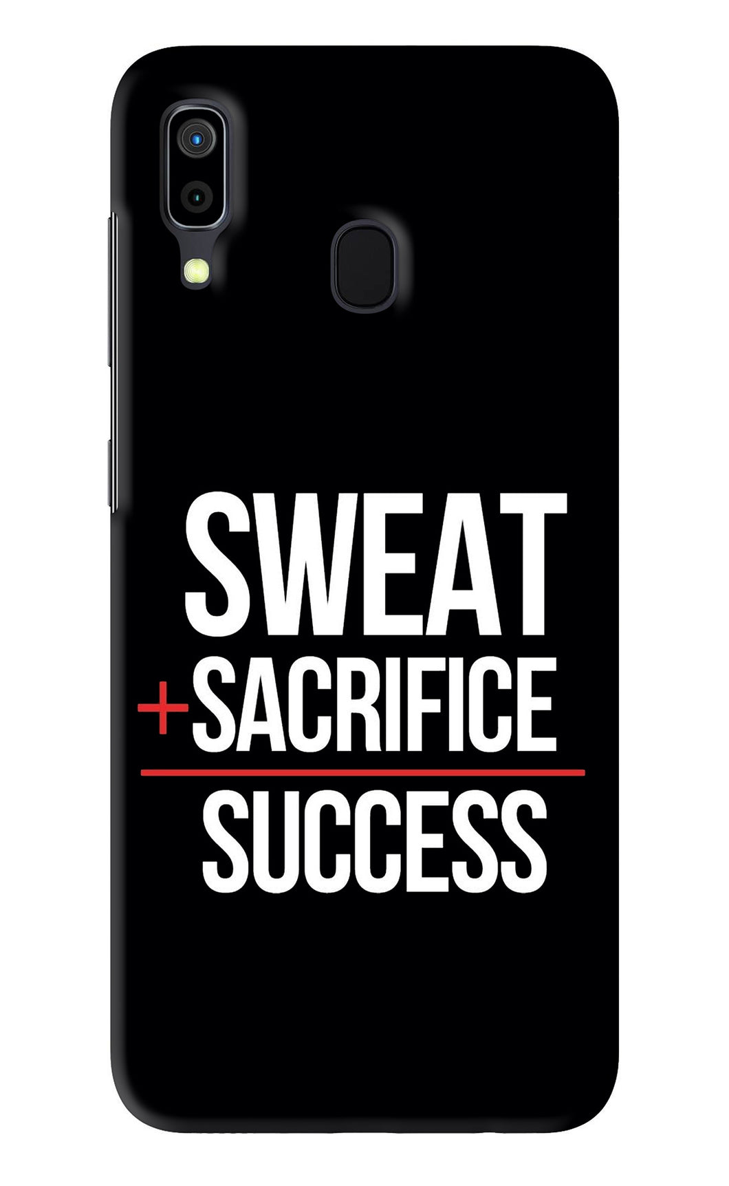 Sweat Sacrifice Success Samsung Galaxy A30 Back Skin Wrap